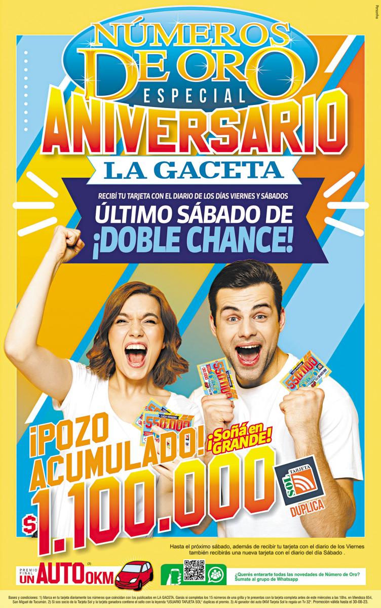 El pozo de los Números de Oro quedó vacante: acumula $1.100.000