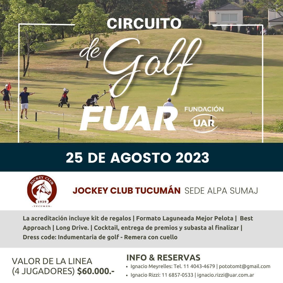 Vuelve el clásico torneo solidario de golf FUAR