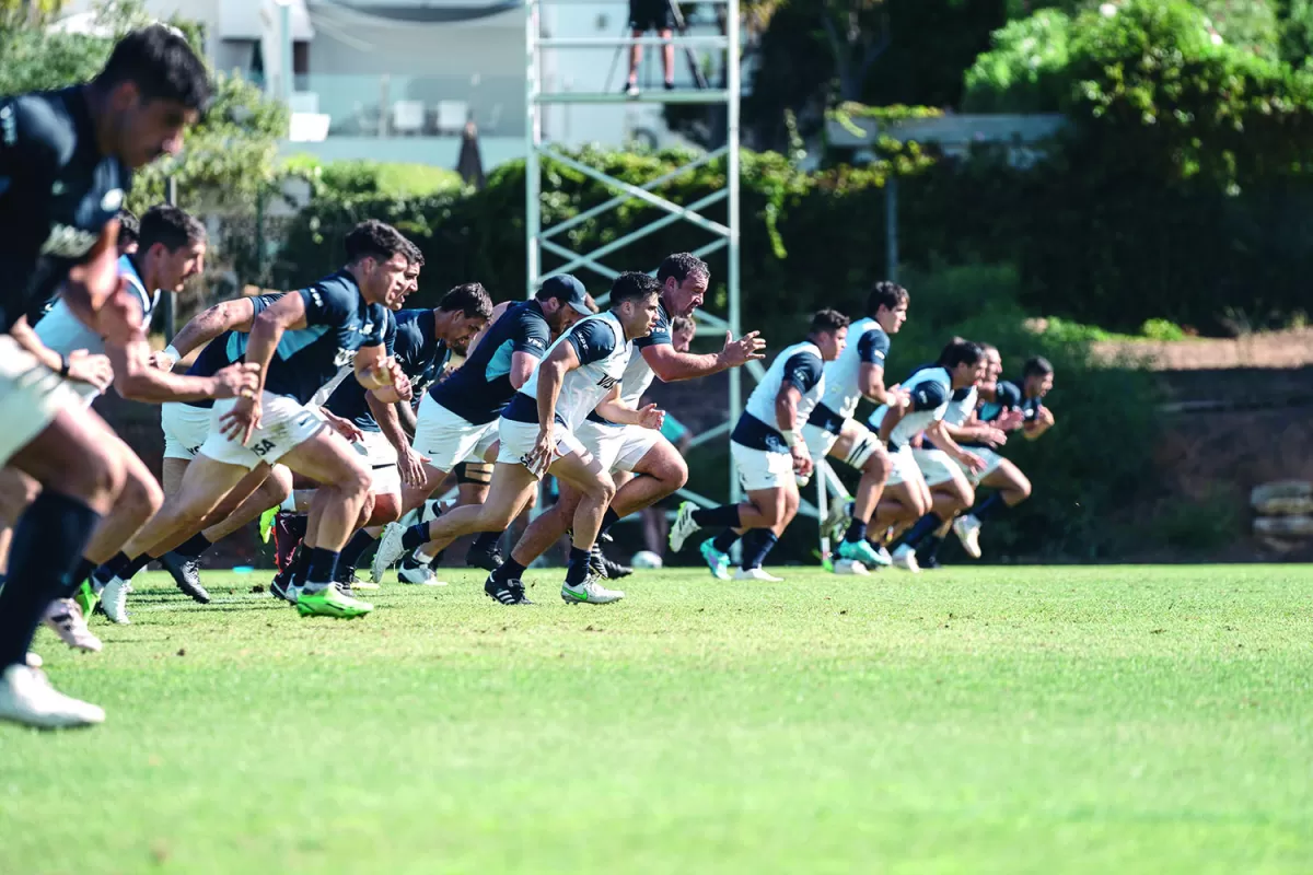 A CORRER. Tras el amistoso, Los Pumas regresarán mañana a Portugal para continuar con su preparación para el Mundial.