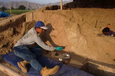 Un muro de 4.000 años  en el norte de Perú