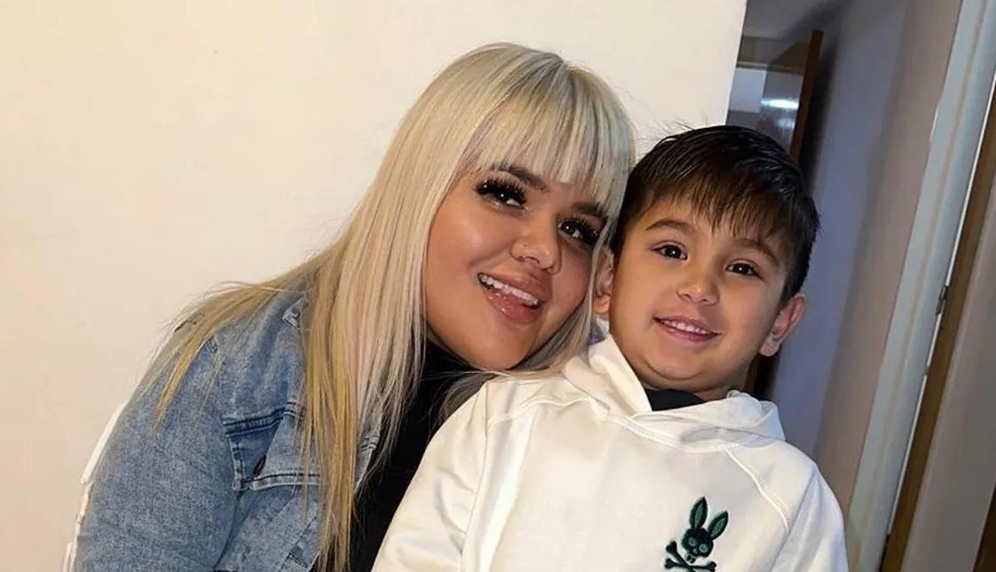 Morena Rial junto a su hijo Francesco