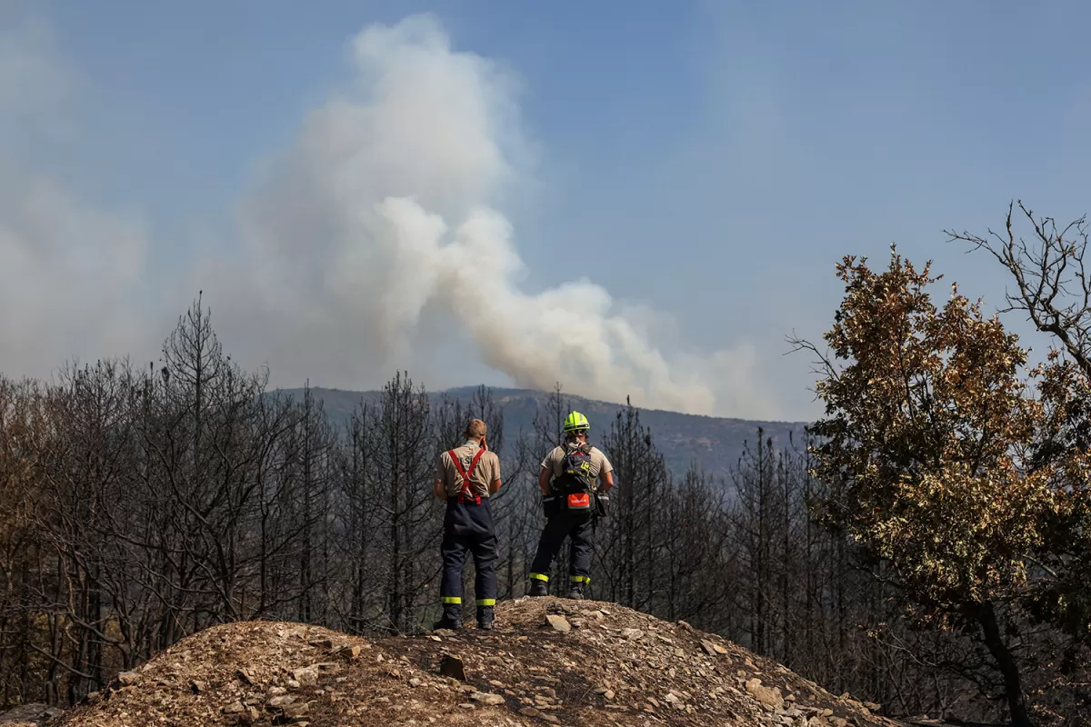 Grecia, ante el peor incendio jamás registrado en la UE