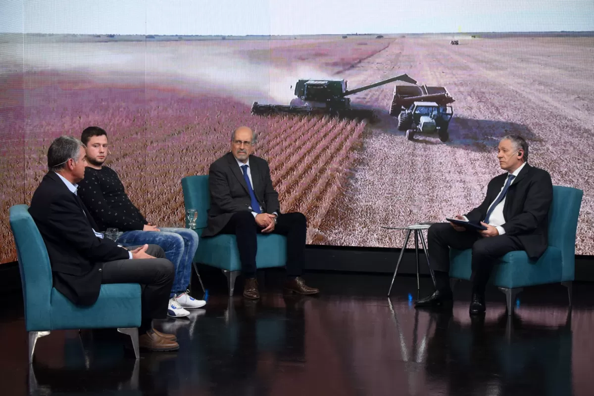 Héctor Viñuales, presidente de la Federación Económica de Tucumán y empresario gastronómico-hotelero; Sebastián Murga, presidente de la Sociedad Rural de Tucumán, dirigente de CREO; y Rafael Gómez Pardo, CEO de Gómez Pardo.