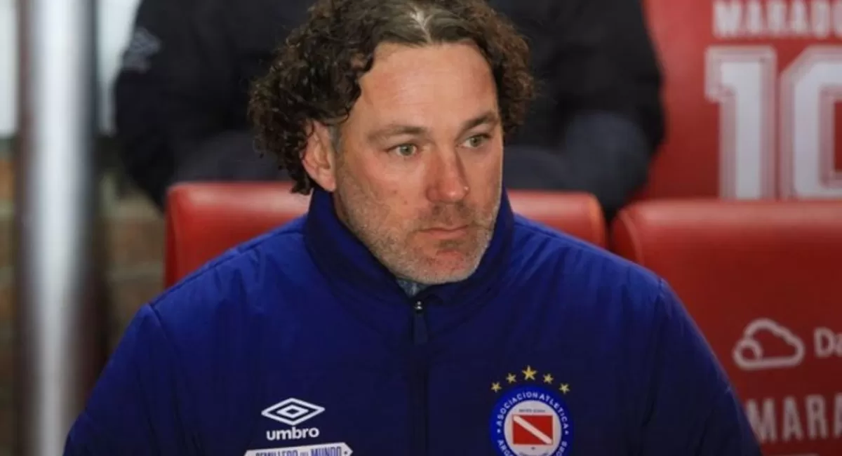 Gabriel Milito, ex entrenador de Argentinos Juniors.