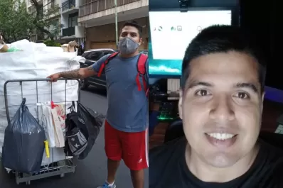 La conmovedora historia de un joven que trabajó de cartonero para pagar sus estudios y ahora es programador web