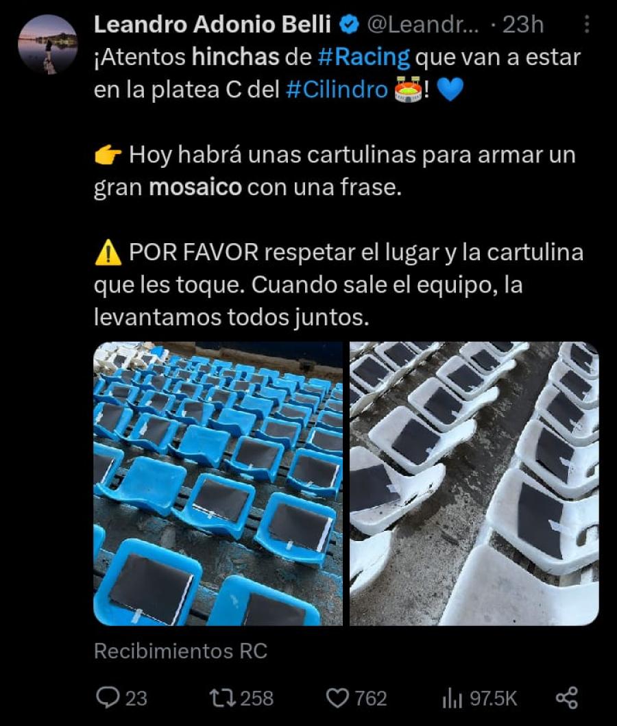 Parte de la organización del mosaico se gestó en las redes sociales.