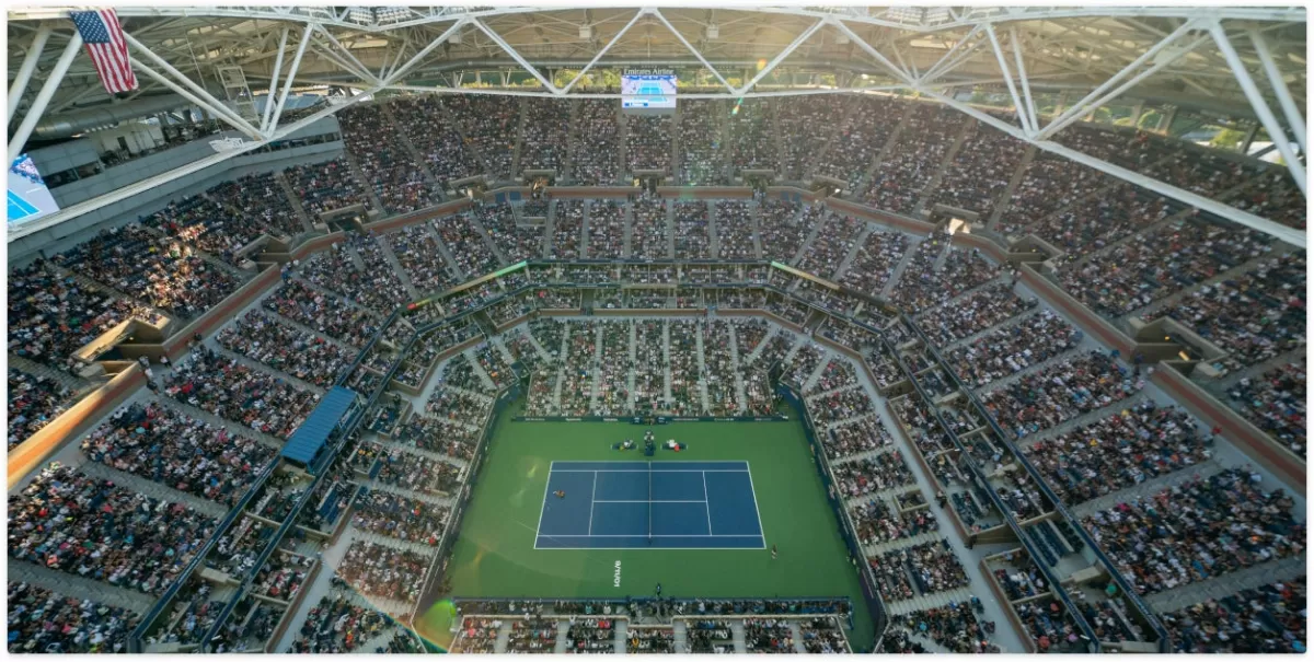 El estadio Arthur Ashe, donde se disputa el US Open