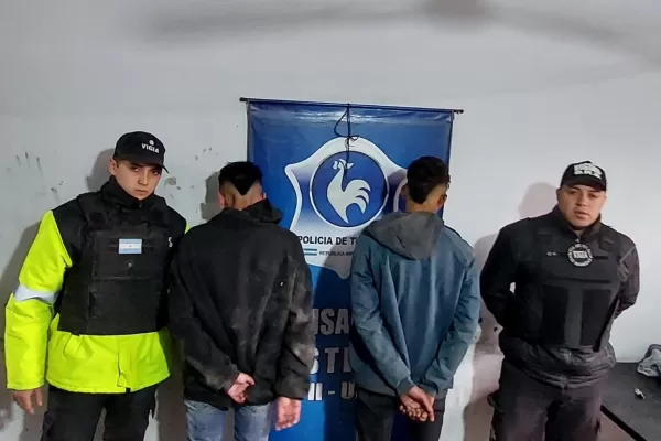 Dos motochorros fueron aprehendidos por vigías en Banda del Río Salí