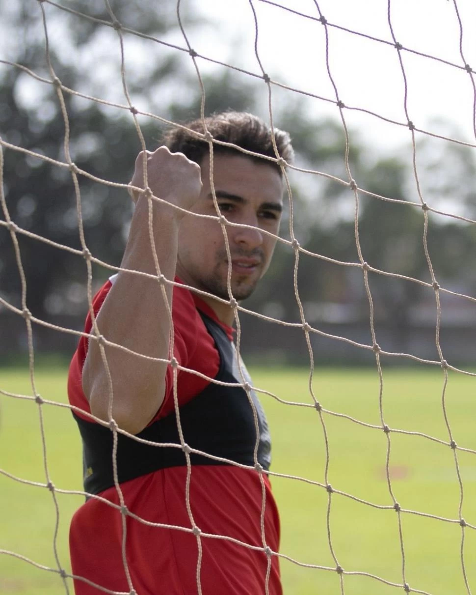 PACIENTE. “El gol ya va a llegar”, destaca Ciccolini. Podría ser mañana ante Alvarado, un rival que no debe subestimarse. 