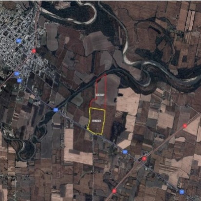 UBICACIÓN. El parque industrial monterizo se extiende en un enorme terreno junto a la Ruta Provincial 325. 