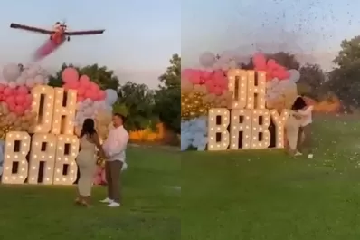 Contrataron una avioneta para revelar el sexo del bebé, pero se estrelló y murió el piloto