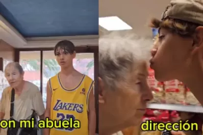 Un tiktoker mostró cómo es un día de compras con su abuela y el video emocionó a todos en las redes