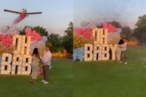 Contrataron una avioneta para revelar el sexo del bebé, pero se estrelló y murió el piloto
