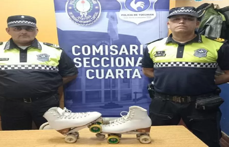 Recuperaron patines profesionales valuados en $ 800.000