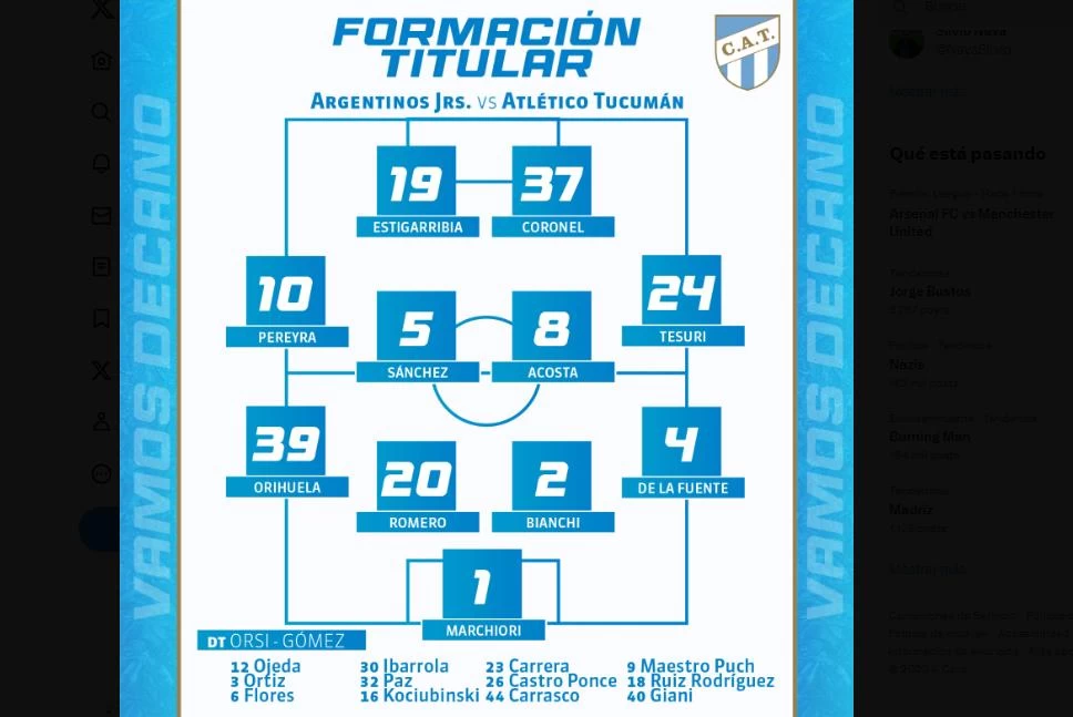 Los 11 titulares de Atlético