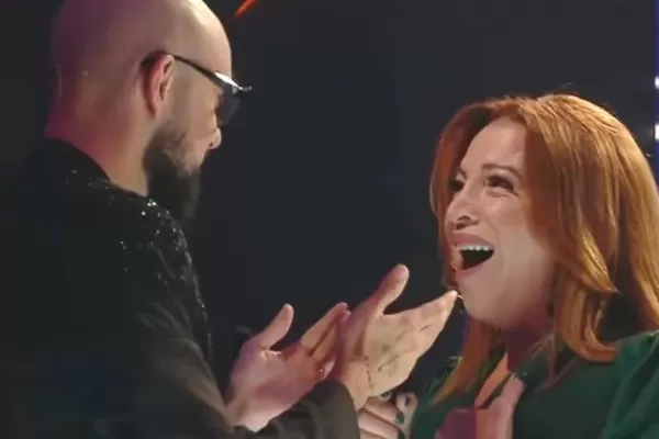 Got Talent: el romántico beso de Lizy Tagliani y Abel Pintos que fue ovacionado por el público