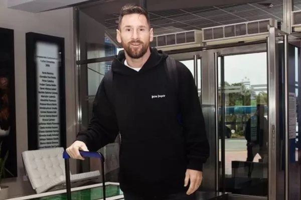 El tierno mensaje de Lionel Messi luego de llegar al país para sumarse a la Selección argentina