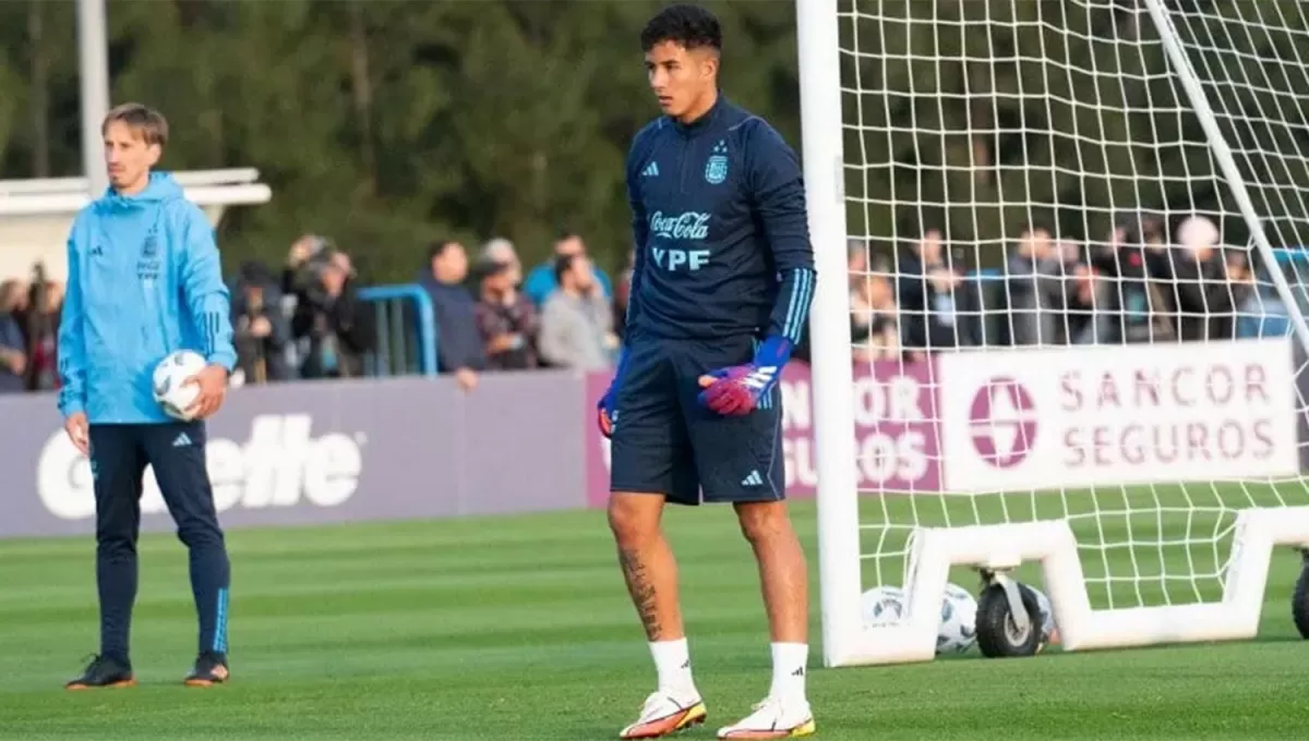 PROYECTO. Fabricio Díaz tiene 18 años y forma parte del equipo de juveniles que entrena junto a la Selección Argentina.