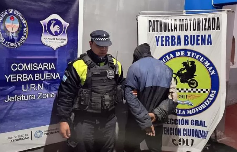 Yerba Buena: amenazaba con prender fuego la casa con su familia dentro y quedó detenido