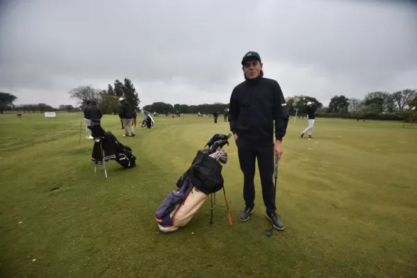 Abierto del Norte: dejó el fútbol para disfrutar del golf