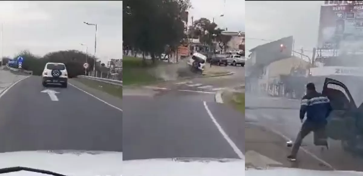 Video: la impactante persecución al mejor estilo Estados Unidos en una autopista de Buenos Aires
