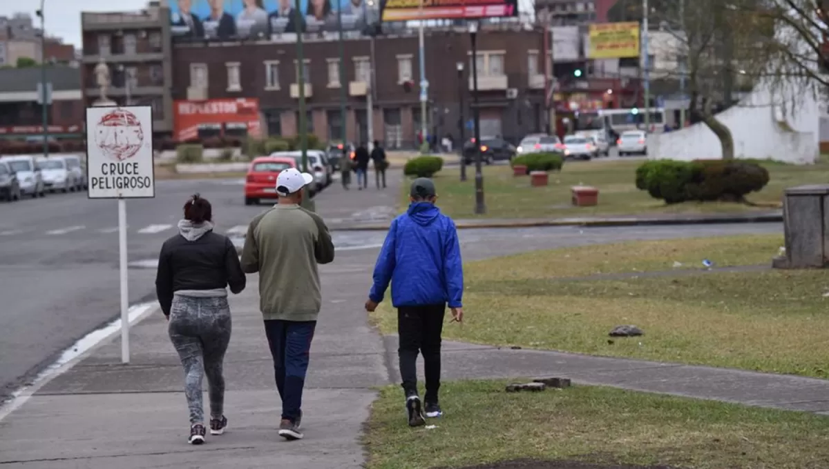 NUBLADO. La jornada continuará inestable y la temperatura máxima sería de apenas 16 °C.