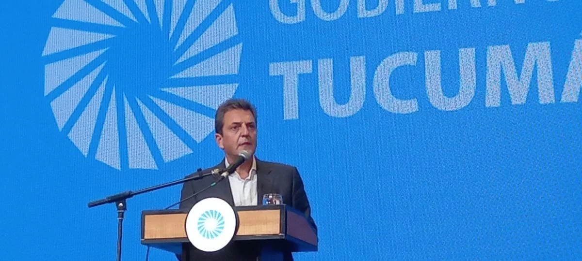 Massa, ante empresarios e industriales. Foto de LA GACETA / Analía Jaramillo