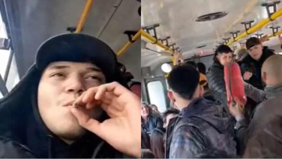 Un joven prendió un cigarrillo en el colectivo, el chofer lo amenazó con un matafuegos y luego fue linchado por los pasajeros.