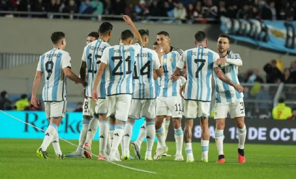 La Selección argentina se enfrenta con Bolivia en la altura de La Paz. / FOTO GENTILEZA AGENCIA NA