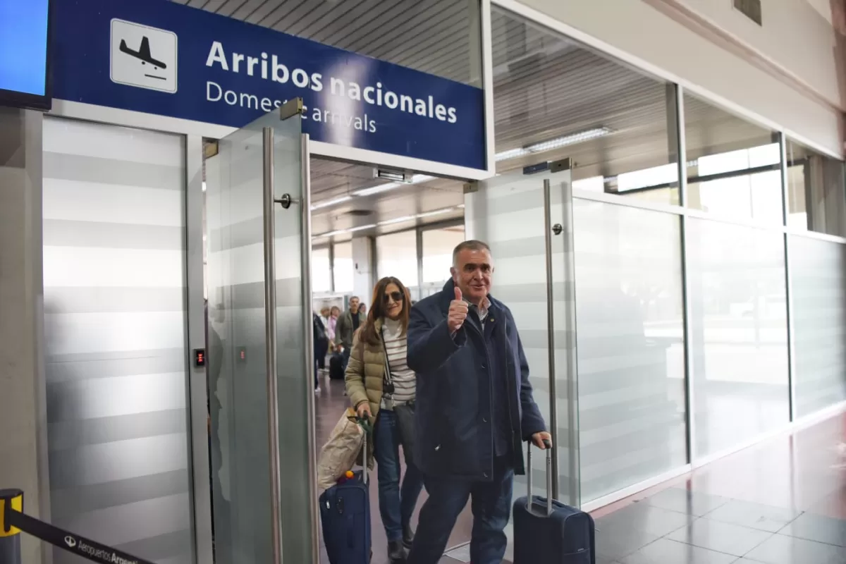 DE NUEVO EN TUCUMÁN. Jaldo regresó a la provincia, tras dos operaciones y un extenso reposo.