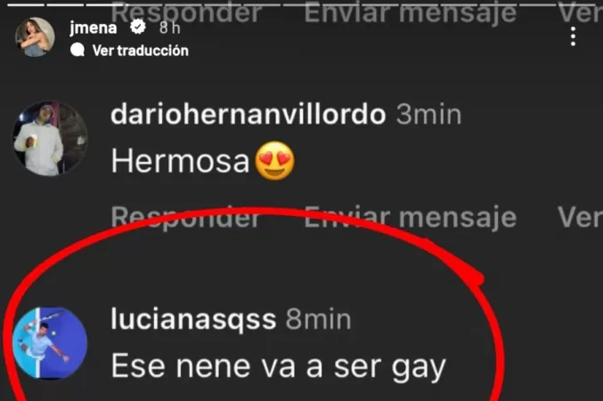 La respuesta de Jimena Barón ante el mensaje de una seguidora. (Foto: Instagram/jmena)