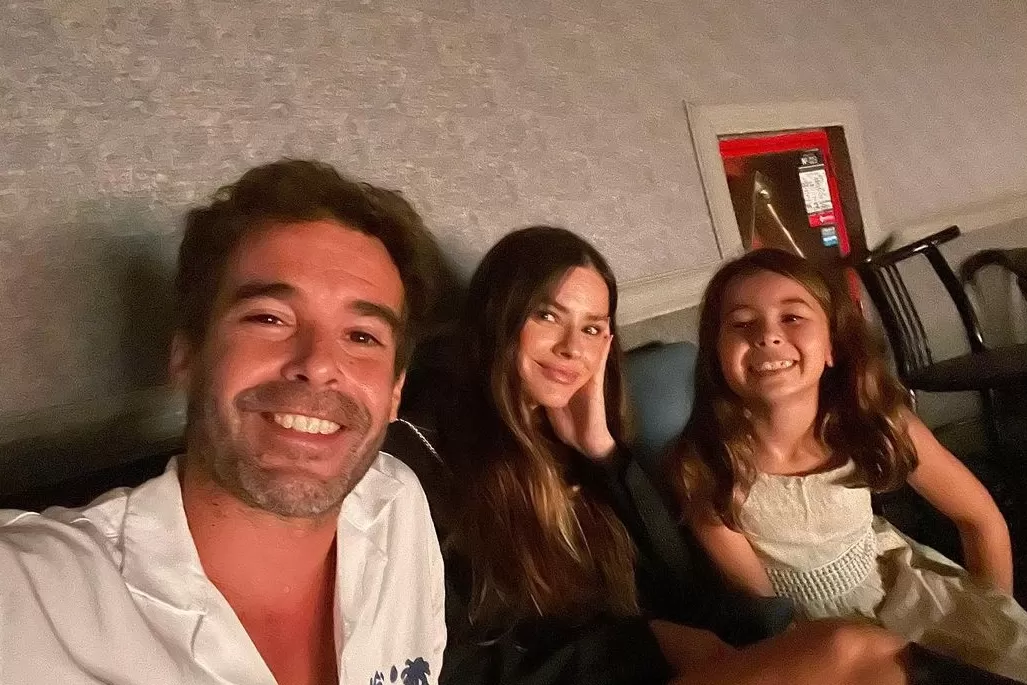 La China Suárez y Nicolás Cabré junto a su hija Rufina