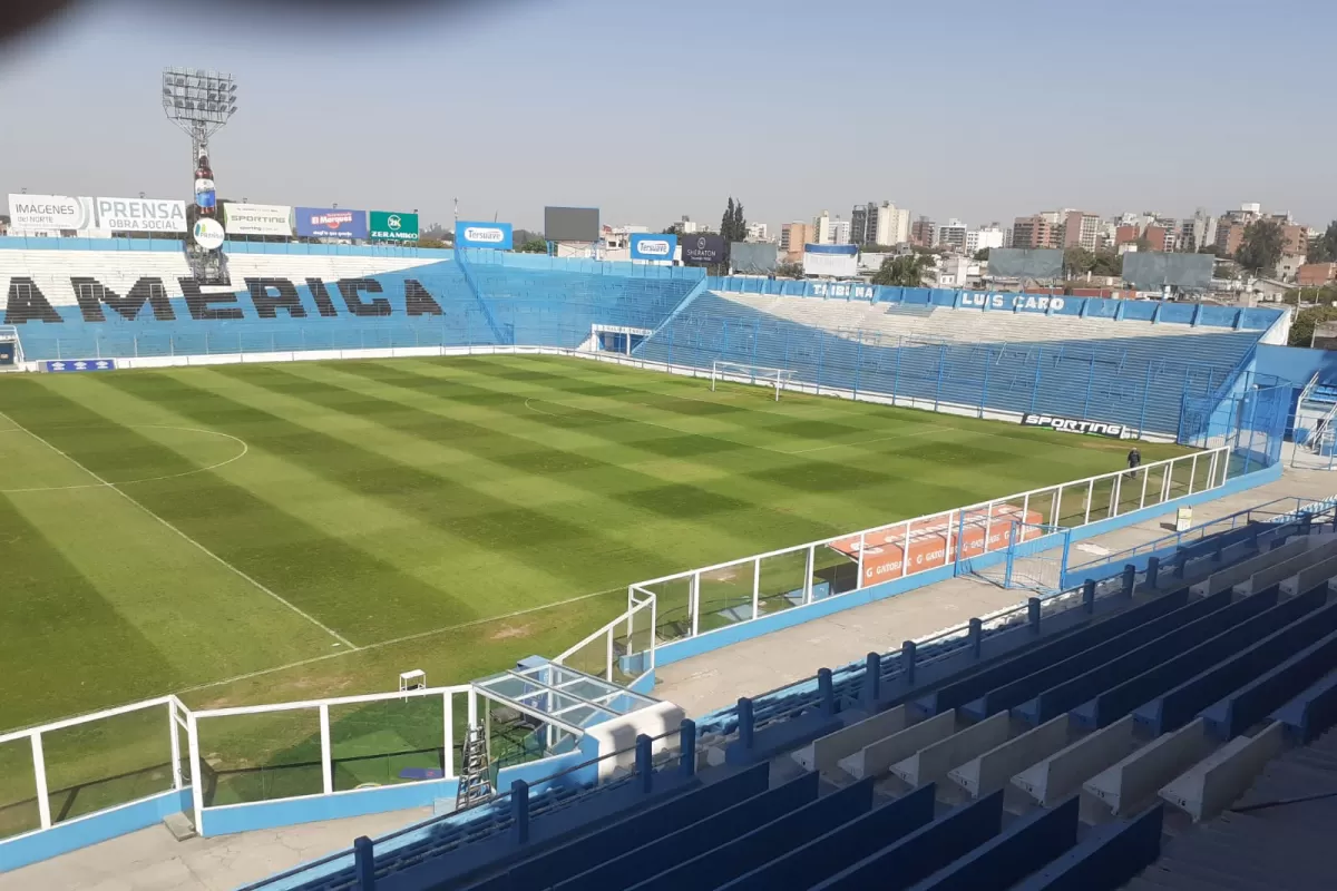 El campo de juego del Monumental, en condiciones para Atlético-Barracas