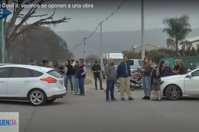 Reclamo en la ruta 315: vecinos de los barrios Alto el Cevil dicen que una obra impide el acceso a los vecindarios