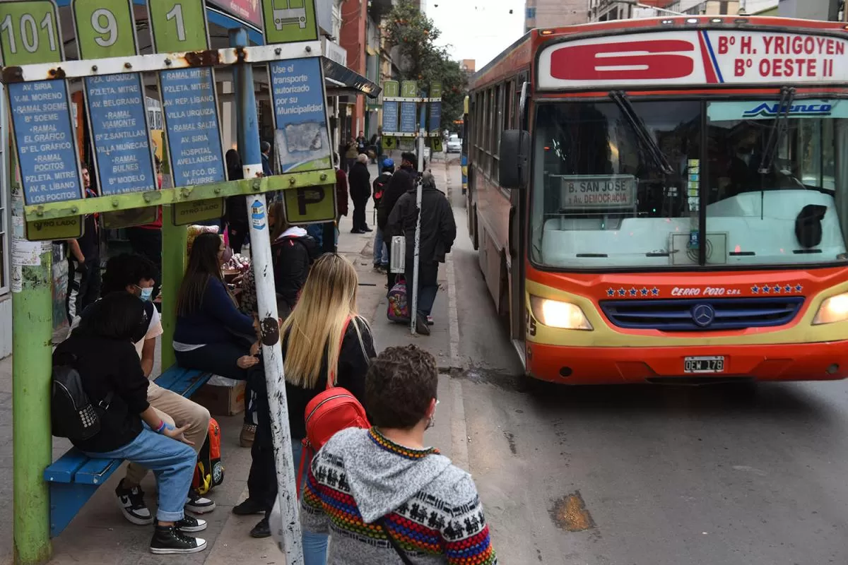 SERVICIO DE TRANSPORTE PÚBLICO EN TUCUMÁN / foto ilustrativa de archivo LA GACETA