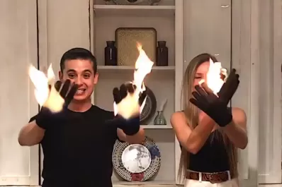 La magia de los tucumanos del Dúo Germano llegó al escenario del Got Talent