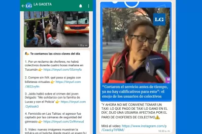 LA GACETA se suma a los canales de WhatsApp para estar más cerca tuyo