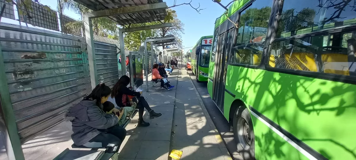 COLECTIVOS EN TUCUMÁN / Foto de LA GACETA - Por Analía Jaramillo