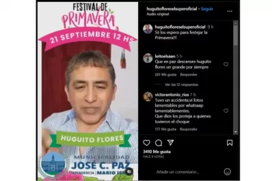 El desgarrador último posteo de Huguito Flores antes de morir: “Los espero para festejar”