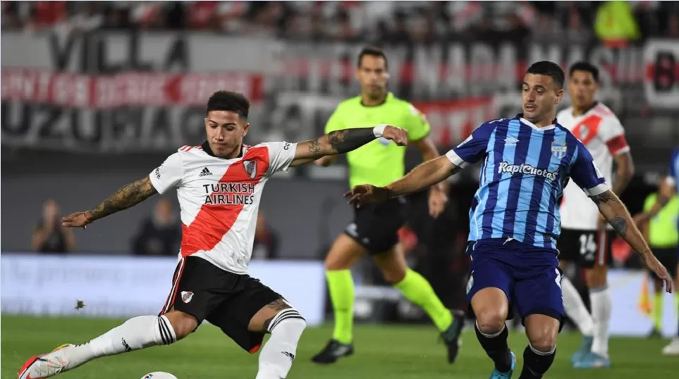 Atlético Tucumán perdió ante River, que abrió el marcador en tiempo adicional