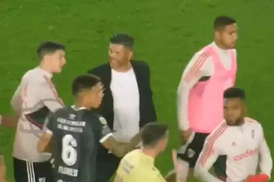 Sergio Gómez disparó contra Miguel Borja tras el triunfo de River: “Tenes problemas”