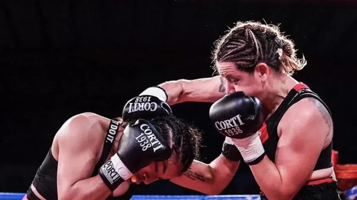 Momentos de la pelea. FOTO TOMADA DE Tycsports.com.ar