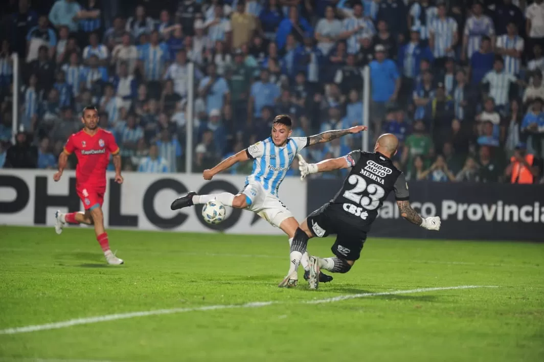 GOLEADOR. Mateo Coronel lleva dos tantos en la Copa de la Liga.