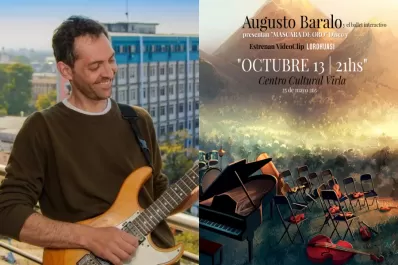 Cómo será “Máscara de Oro”, el show de música, danza y visuales de Augusto Baralo en el Virla