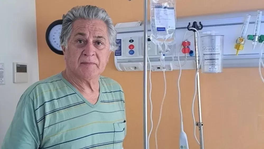 Pato Fillol debió ser internado otra vez