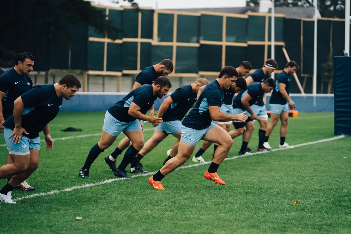 SE ENTRENAN CON TODO. Gómez Kodela, Bello, Creevy, Ruiz y Kremer aceleran su preparación. / Prensa UAR