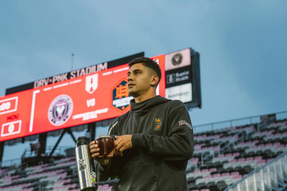 El equipo visitante llegó al estadio de Inter Miami