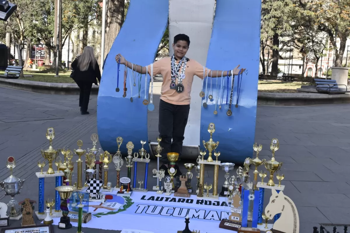 En los cuatro años que lleva compitiendo, Lauty cosechó una gran cantidad de trofeos y reconocimientos.