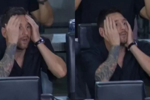 Viral: las reacciones de Messi en la derrota de Inter Miami en la final de la US Open Cup