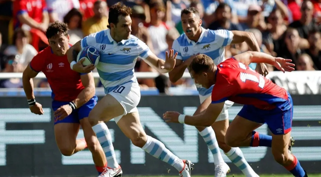 Con una gran actuación del tucumano Nicolás Sánchez, Los Pumas golearon a Chile